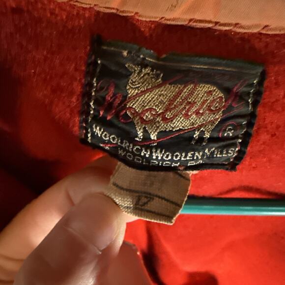 Vintage 60's Woolrich Bird Hunting Wool Light Jacket Under Jacket Size 51/17 - Picture 8 of 13